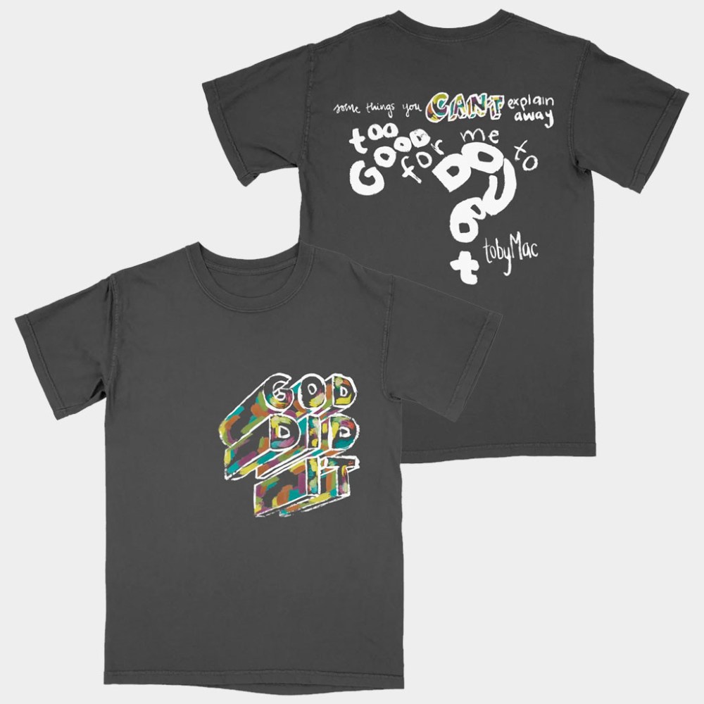 TobyMac Merch God Did It T-Shirt Unique Gifts For Music Lovers