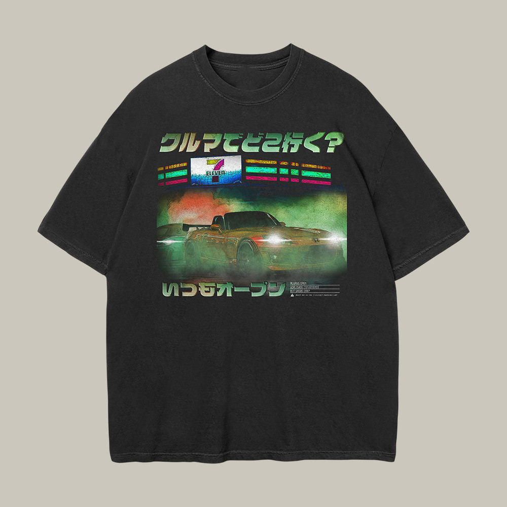 Tokyo Haze 7 Eleven T-Shirt Japanese Text 7 Eleven Birthday Clothes Good Gift For Friends