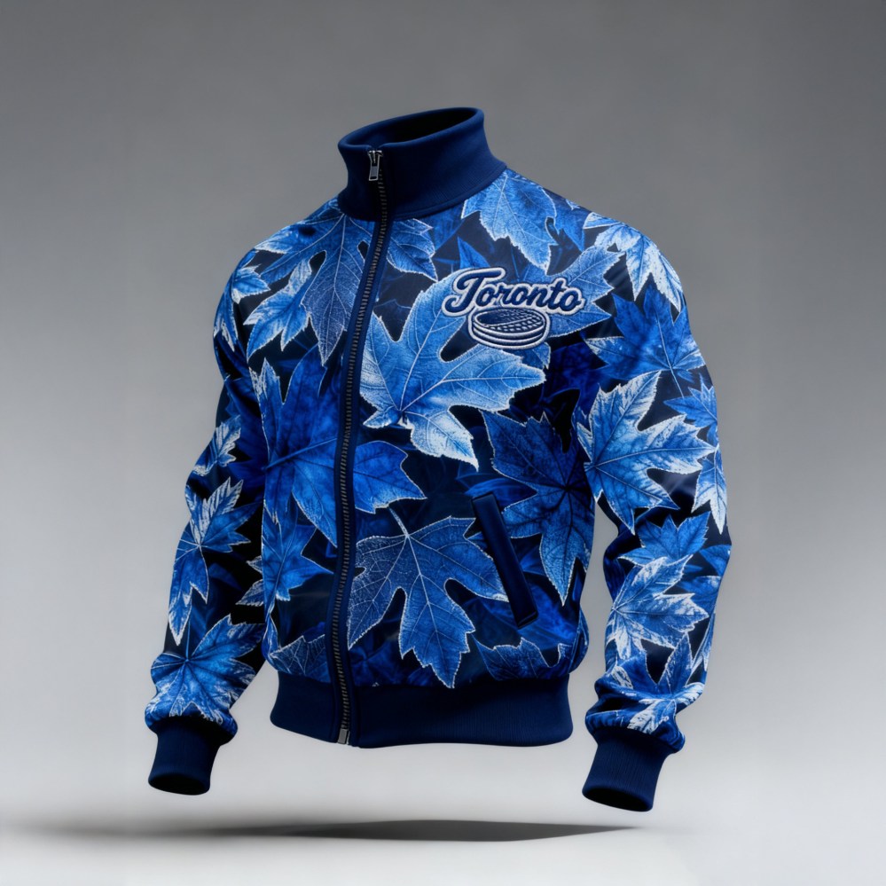 Toronto Maple Leafs Ice Hockey Team Collar Jacket Game Day Clothing Hockey Gear