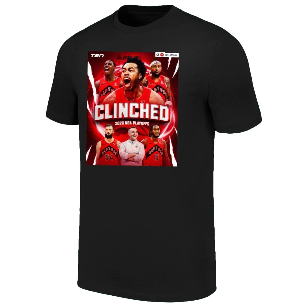 Toronto Raptors Are In 2026 NBA Playoffs T-Shirt Basketball Shirt Game Day Gear For Husband