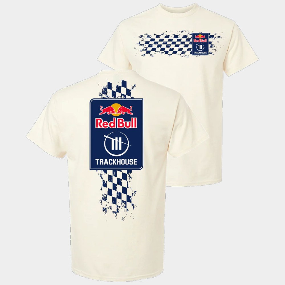 Trackhouse Racing Merch Trackhouse X Red Bull Checkered T-Shirt Gift Ideas For Dad