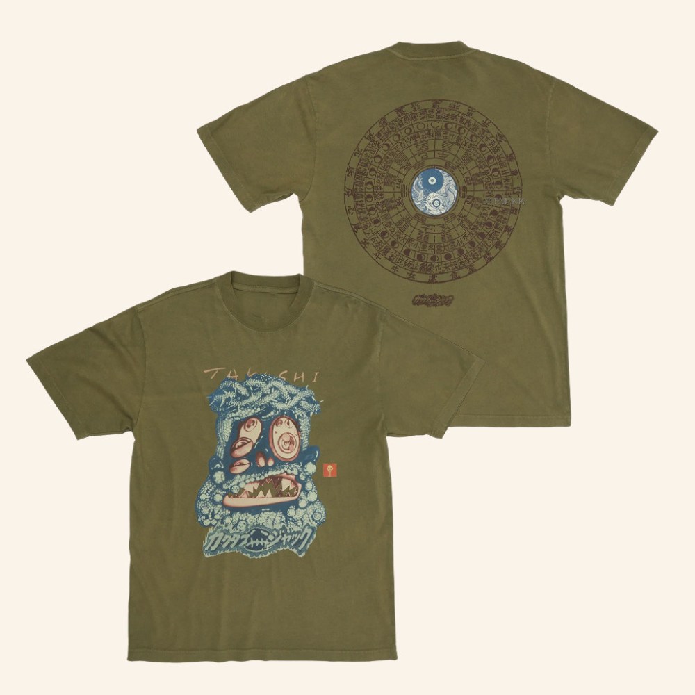 Travis Scott Merch CJ X Takashi Murakami Melted Utopia Dream Zodiac T-Shirt Gifts For Brother