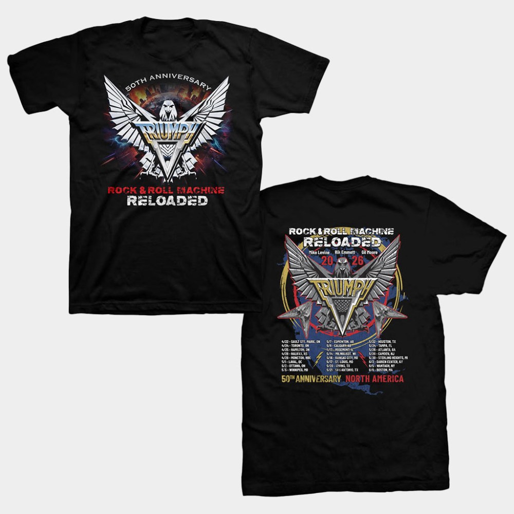 Triumph Merch 2026 Reloaded Tour T-Shirt Birthday Gift For Father