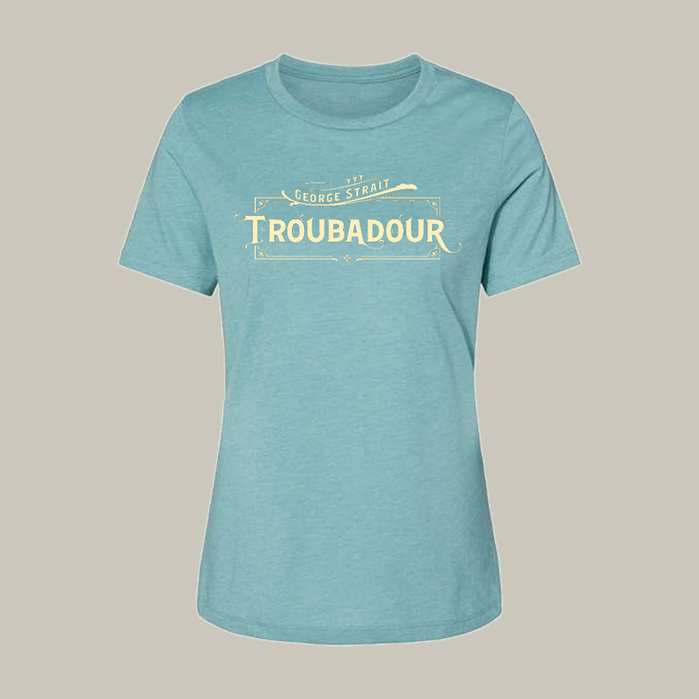 Troubadour George Strait T-Shirt Country Music Shirt George Strait Lover Present For Her