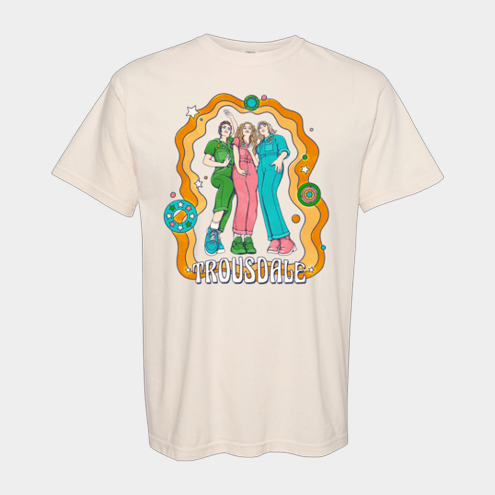 Trousdale Merch Portrait T-Shirt Trousdale Shirt Gifts For BFF Music Lovers