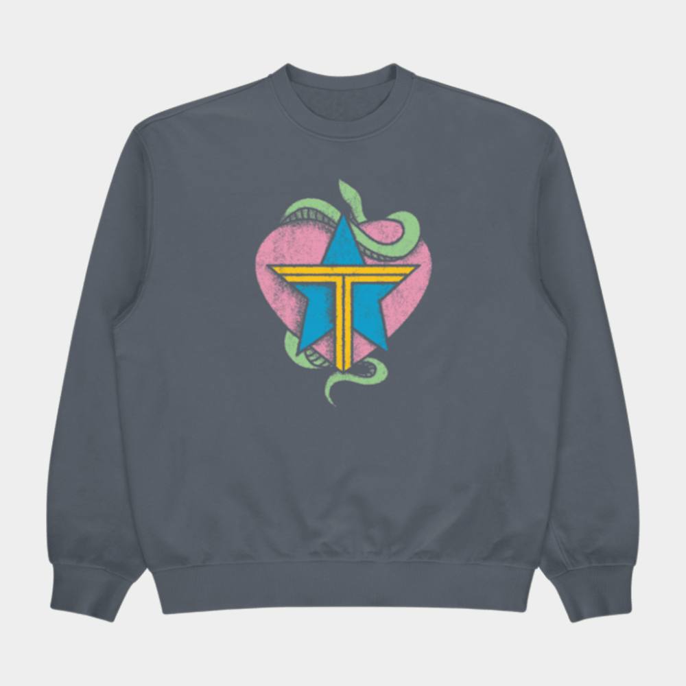 Trousdale Merch Trousdale Icon Crewneck Sweatshirt Cool Gifts For Music Lovers