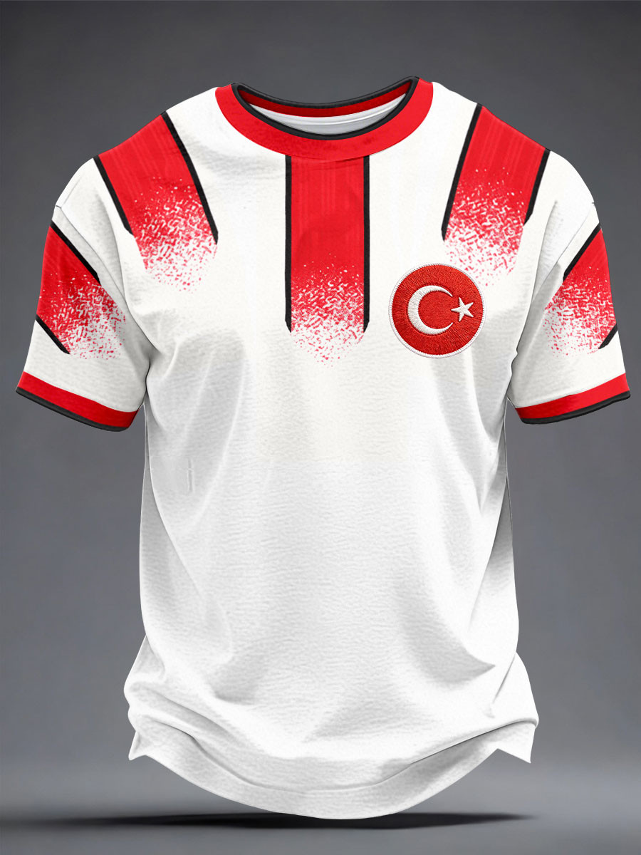 Turkiye Football T-Shirt World Cup 2026 National Team Apparel Fans Gift
