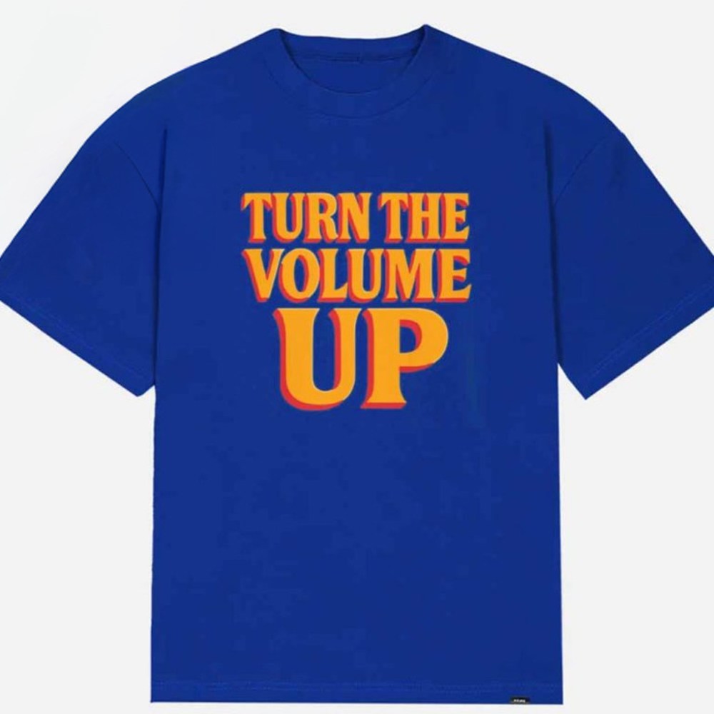 Turn The Volume Up Zohran Mamdani T-Shirt Christmas Present For Dad