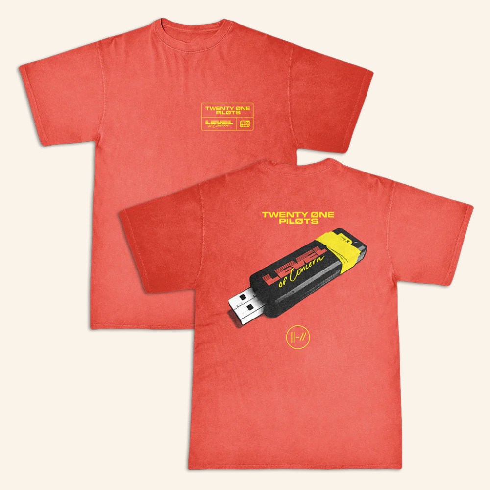 Twenty One Pilots Merch Red Label T-Shirt Twenty One Pilots Shirt Music Lover Gift Ideas For Him