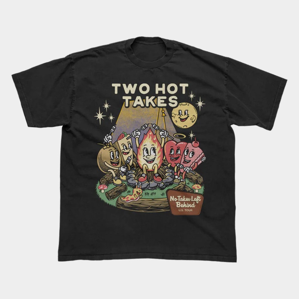 Two Hot Takes Merch No Takes Left Behind T-Shirt Two Hot Takes Shirt Gifts For Friends