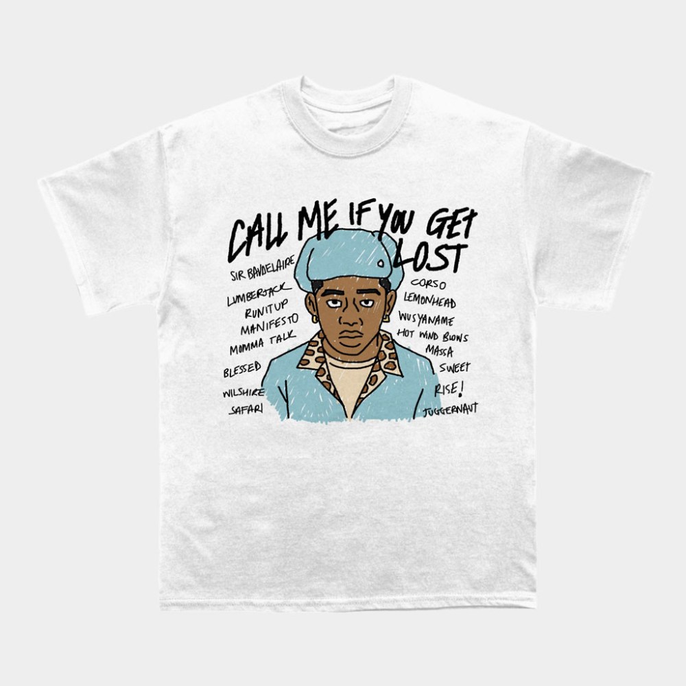 Tyler The Creator Merch 2026 CMIYGL Cartoon T-Shirt Golf Wang Merch Gifts For Friends