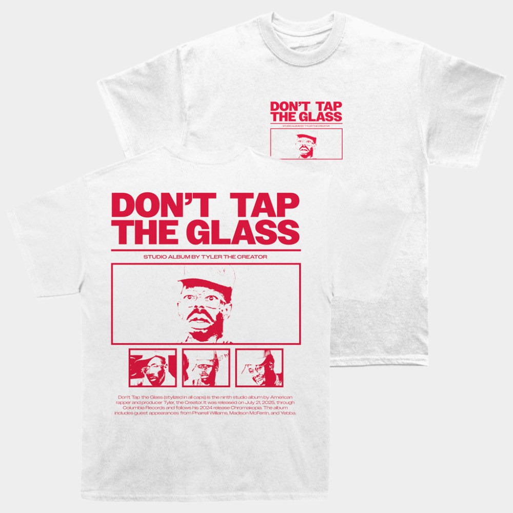 Tyler The Creator Merch 2026 Don't Tap The Glass Poster T-Shirt Golf Wang Merch Fans Gifts
