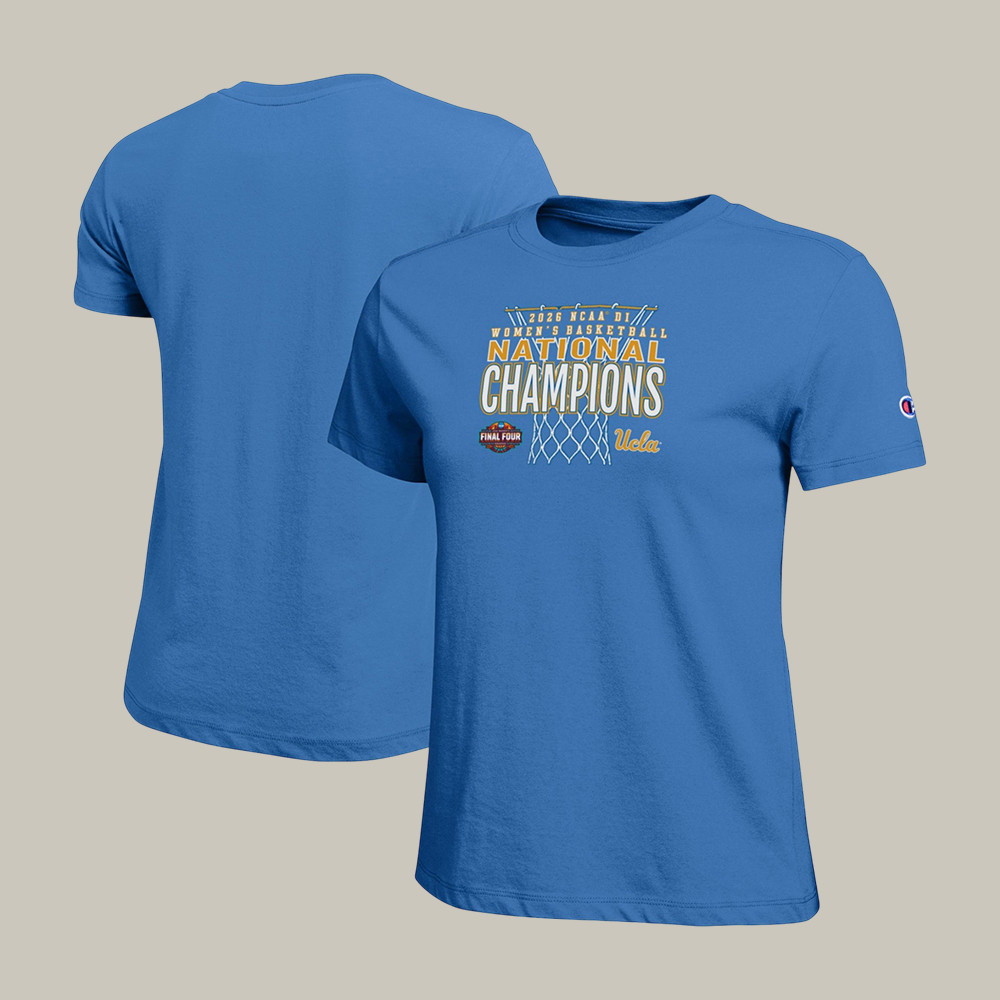 UCLA Bruins Champion Women's NCAA Basketball T-Shirt National Champions Clothes Fan Gift For Mom