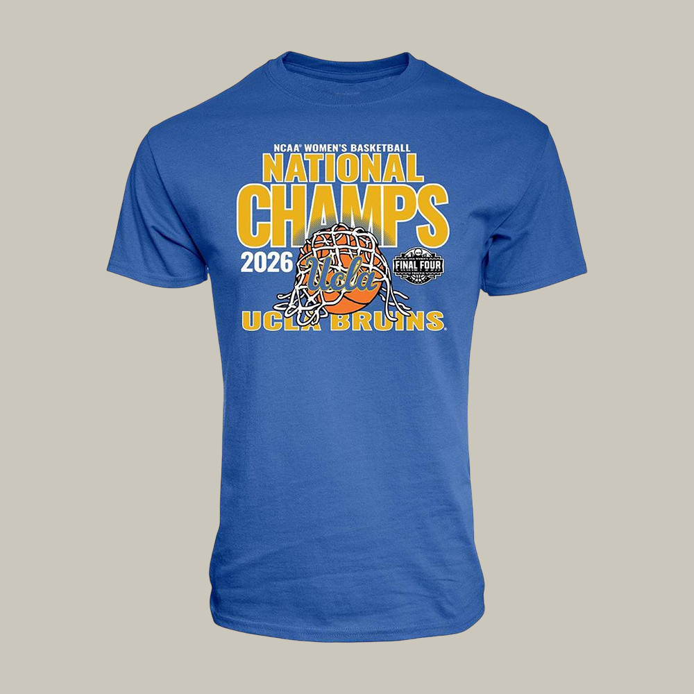 UCLA Bruins NCAA Women's Basketball T-Shirt 2026 National Champs Shirt Bruins Basketball Gear