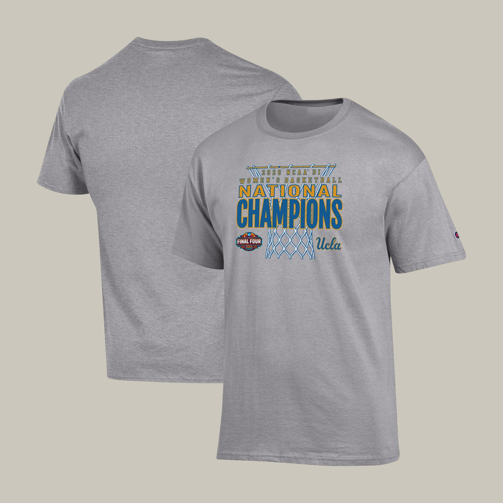 UCLA Bruins NCAA Women's Basketball T-Shirt National Champions Clothes 2026 Final Four Gear