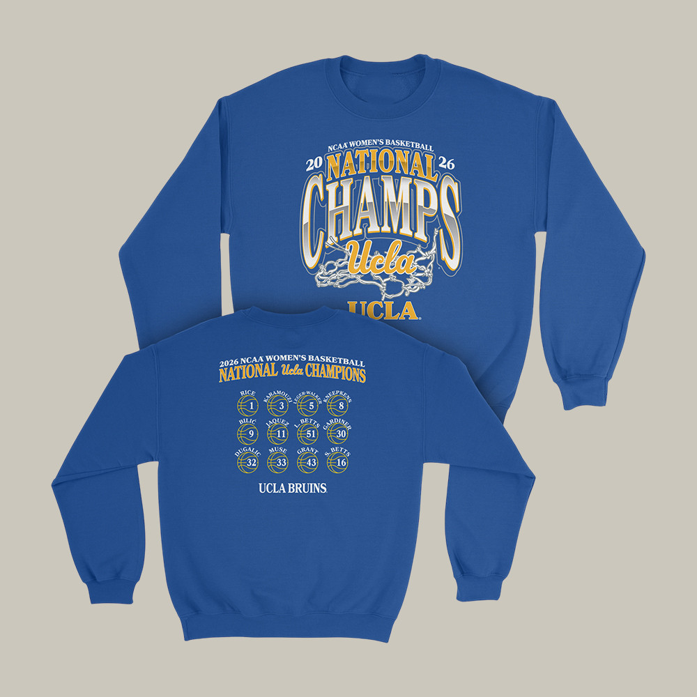 UCLA NCAA Women's Basketball Sweatshirt 2026 National Champs Final Four Merch Great Gift For Fans