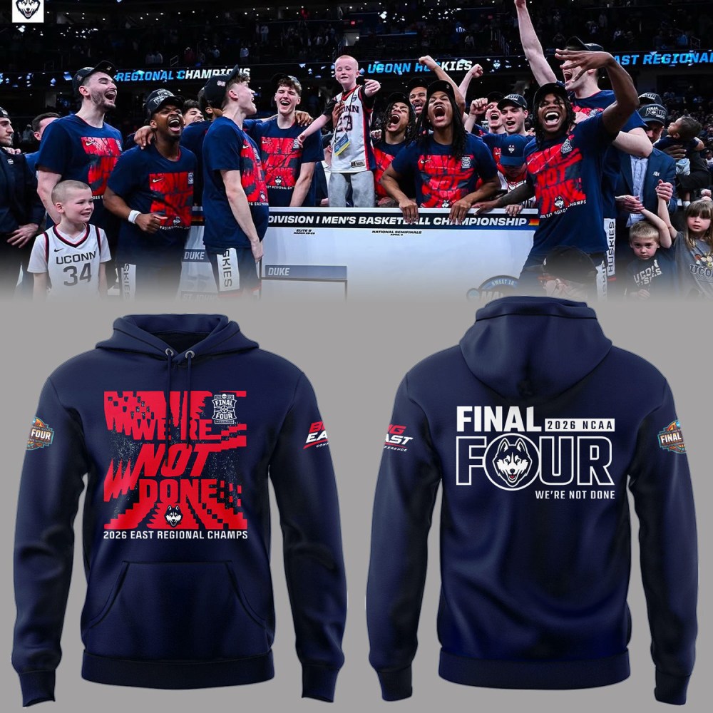 UConn Huskies 2026 March Madness Final Four Hoodie Basketball Hooded Sweatshirt