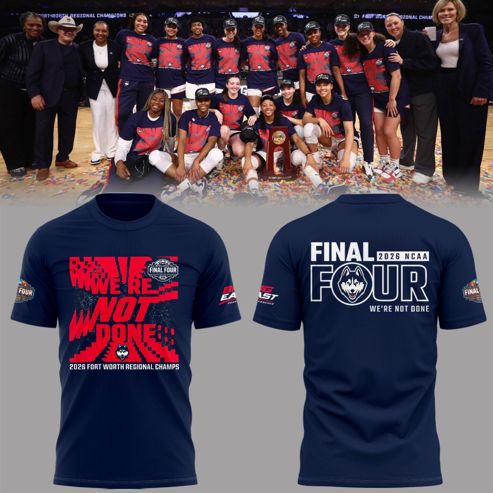 UConn Huskies Basketball Team T-Shirt 2026 NCAA Final Four Merch March Madness Fan Gift