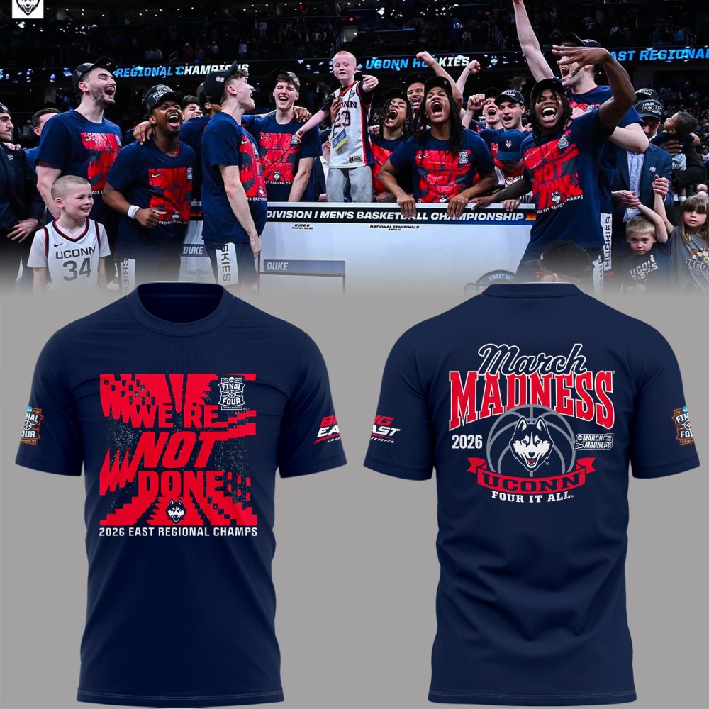 UConn Huskies Basketball Team T-Shirt March Madness Bracket Clothes Basketball Fan Gift