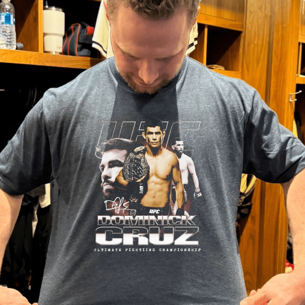 UFC Black Dominick Cruz Legend Autographed Shirt Best Gifts For Brother