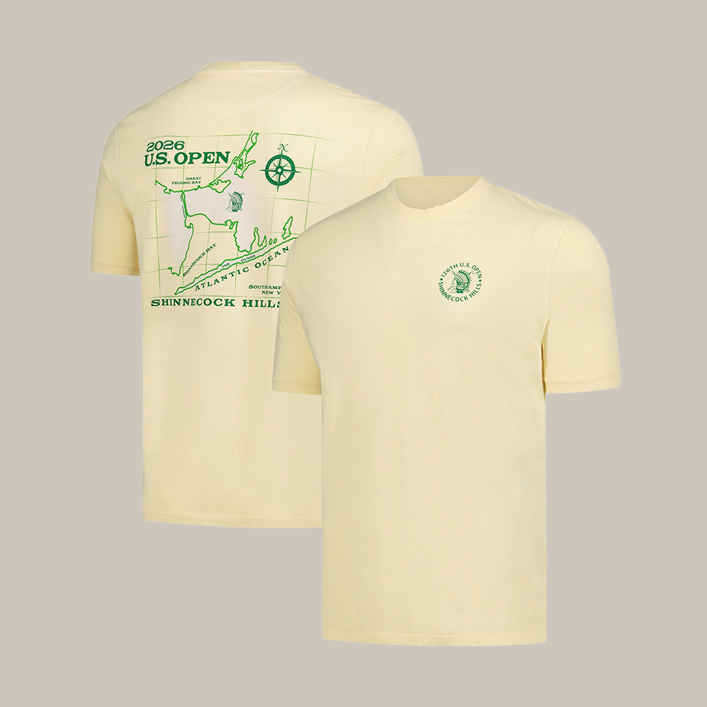 US Open Championship 2026 Map T-Shirt Golf Clothes Cool Gift For Father