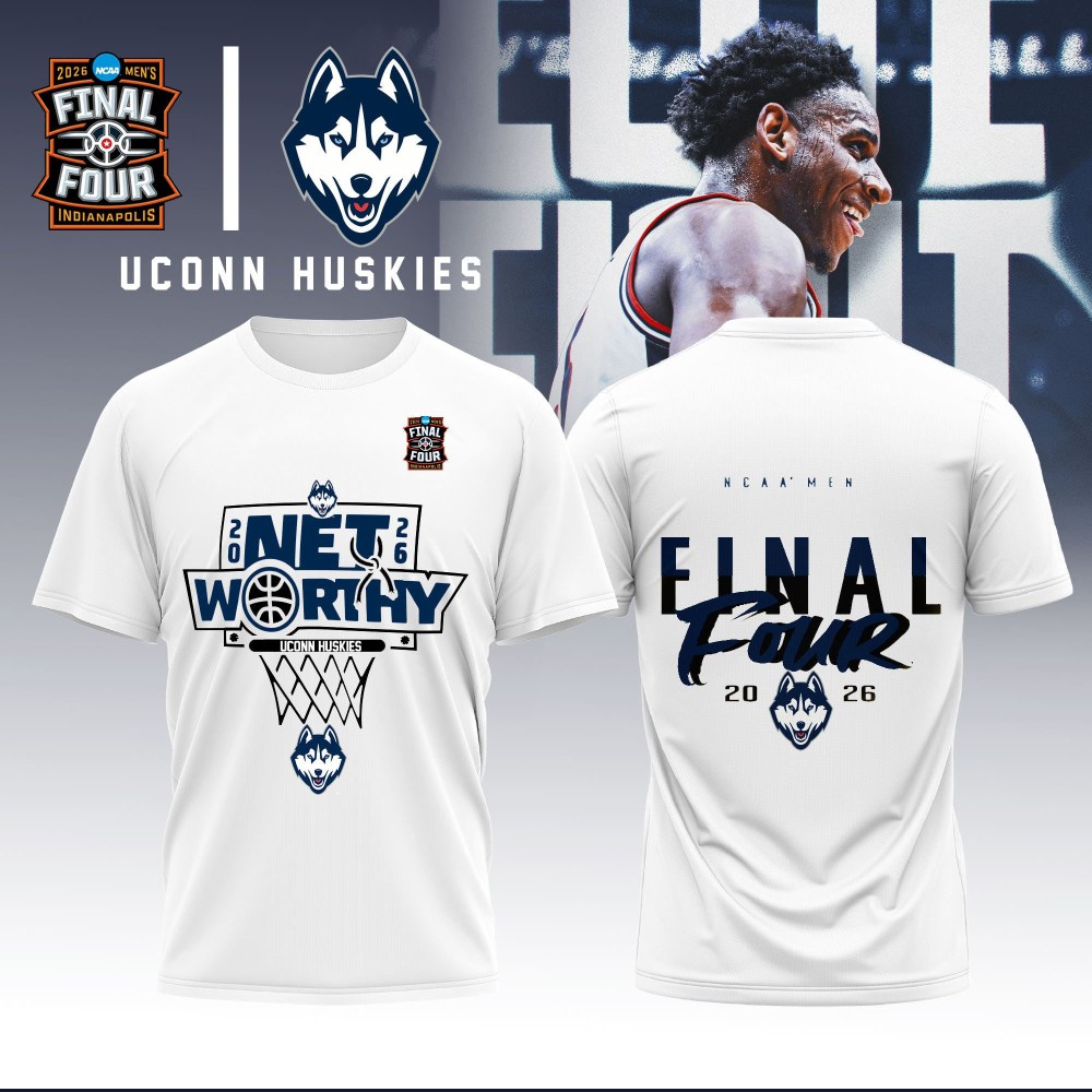 Ucon Huskies Men's Basketball 2026 Five Four T-Shirt UConn Huskies Basketball Team Clothes Best Fan Gift