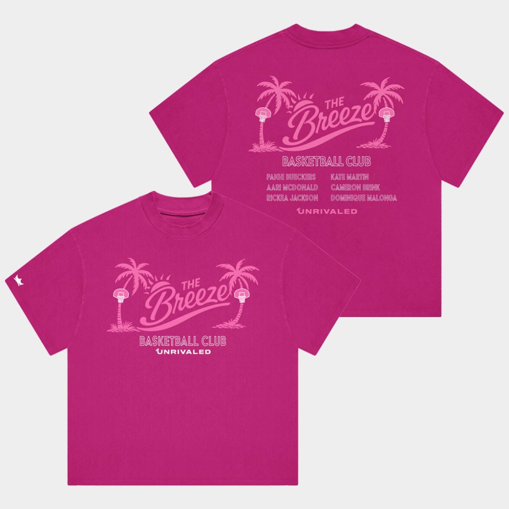 Unrivaled Merch Breeze Basketball Club T-Shirt Best Gifts For Basketball Lovers
