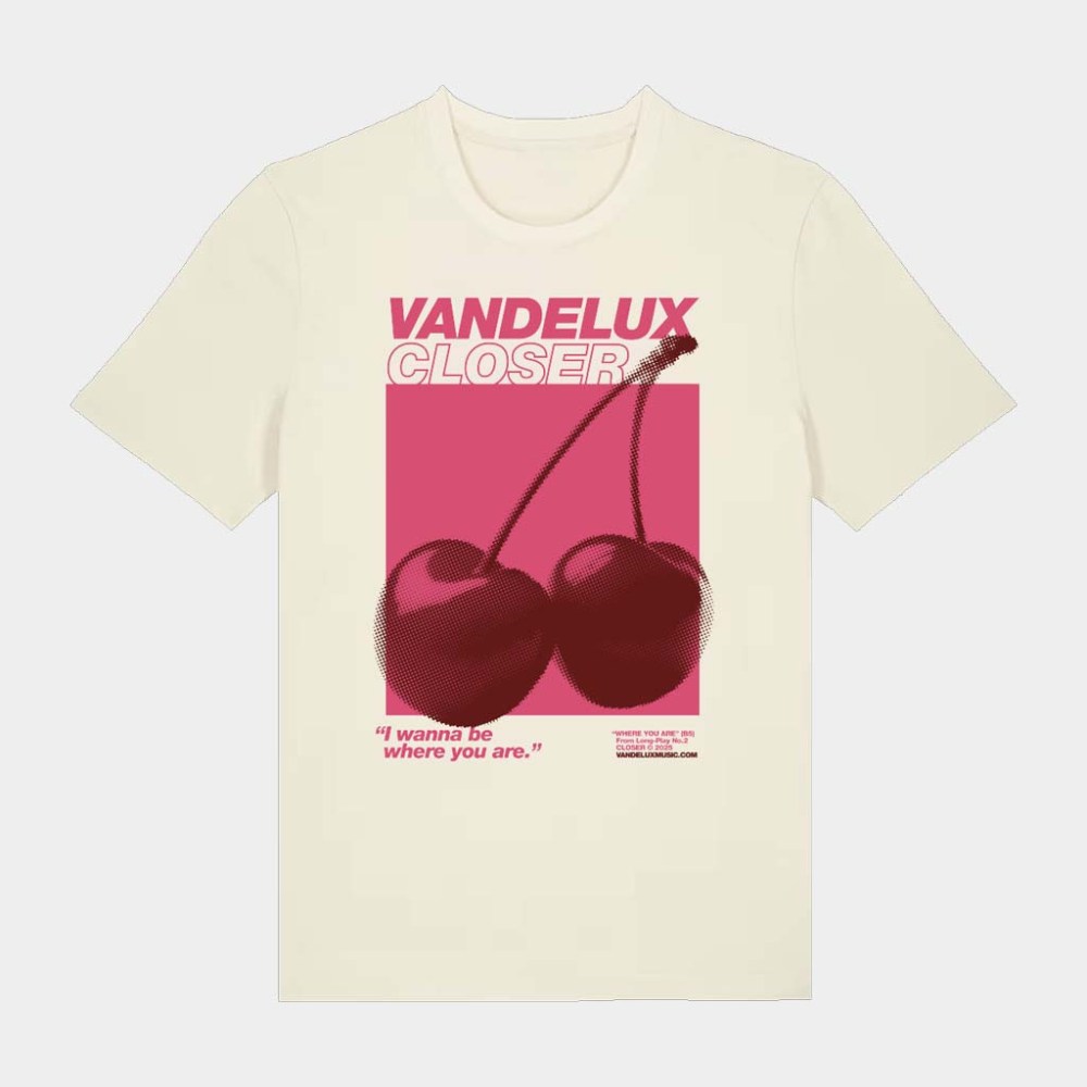 Vandelux Music Merch Vandelux Closer Cherry Shirt Gift Ideas For Music Lovers