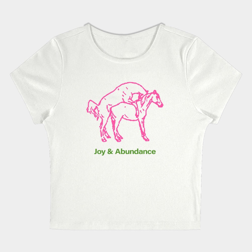 Vestigial 47 Merch Joy And Abundance Baby Tee Birthday Gift For Girlfriend