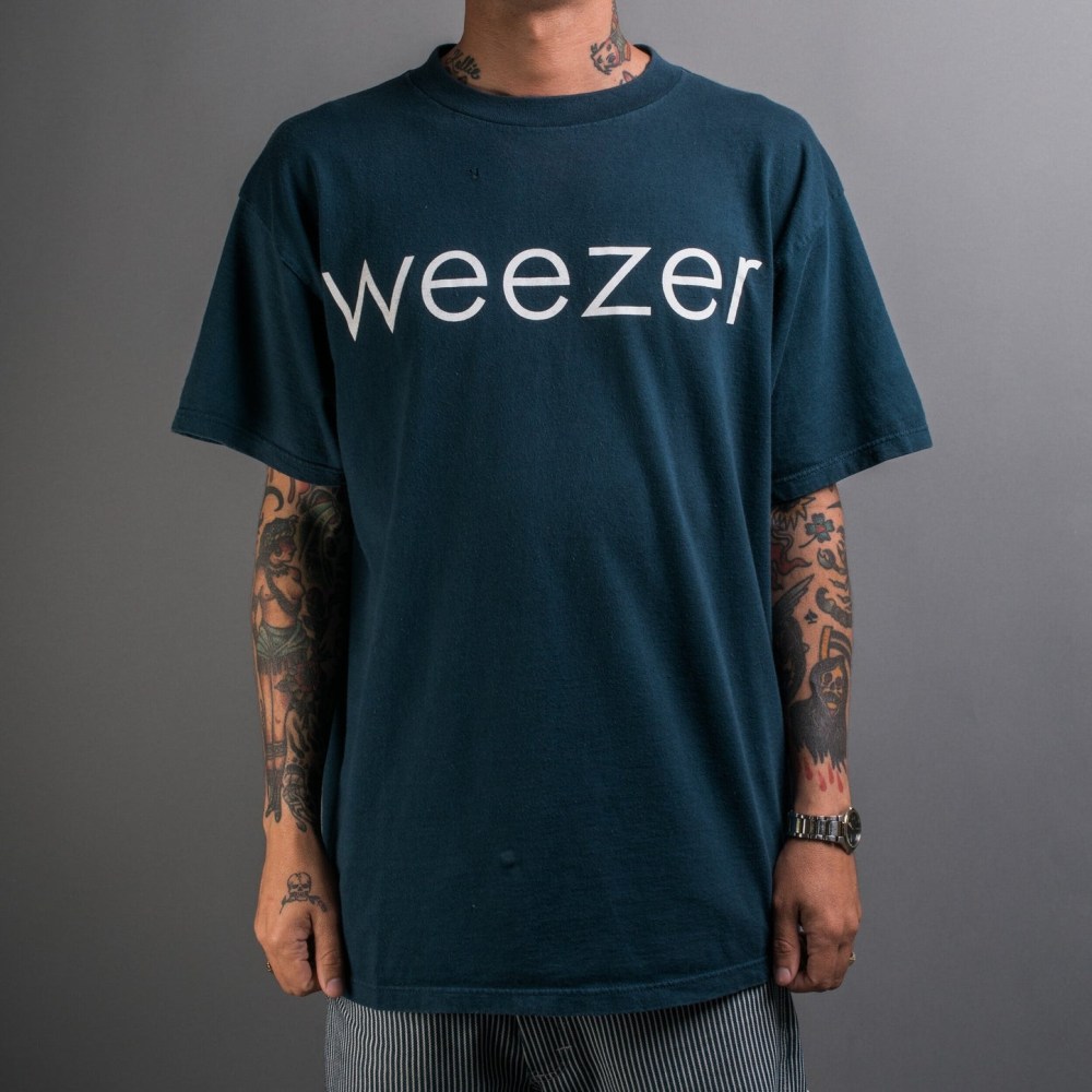 Vintage 1995 Weezer T-Shirt Rare 90s Alternative Rock Band Clothing Gift For Fans