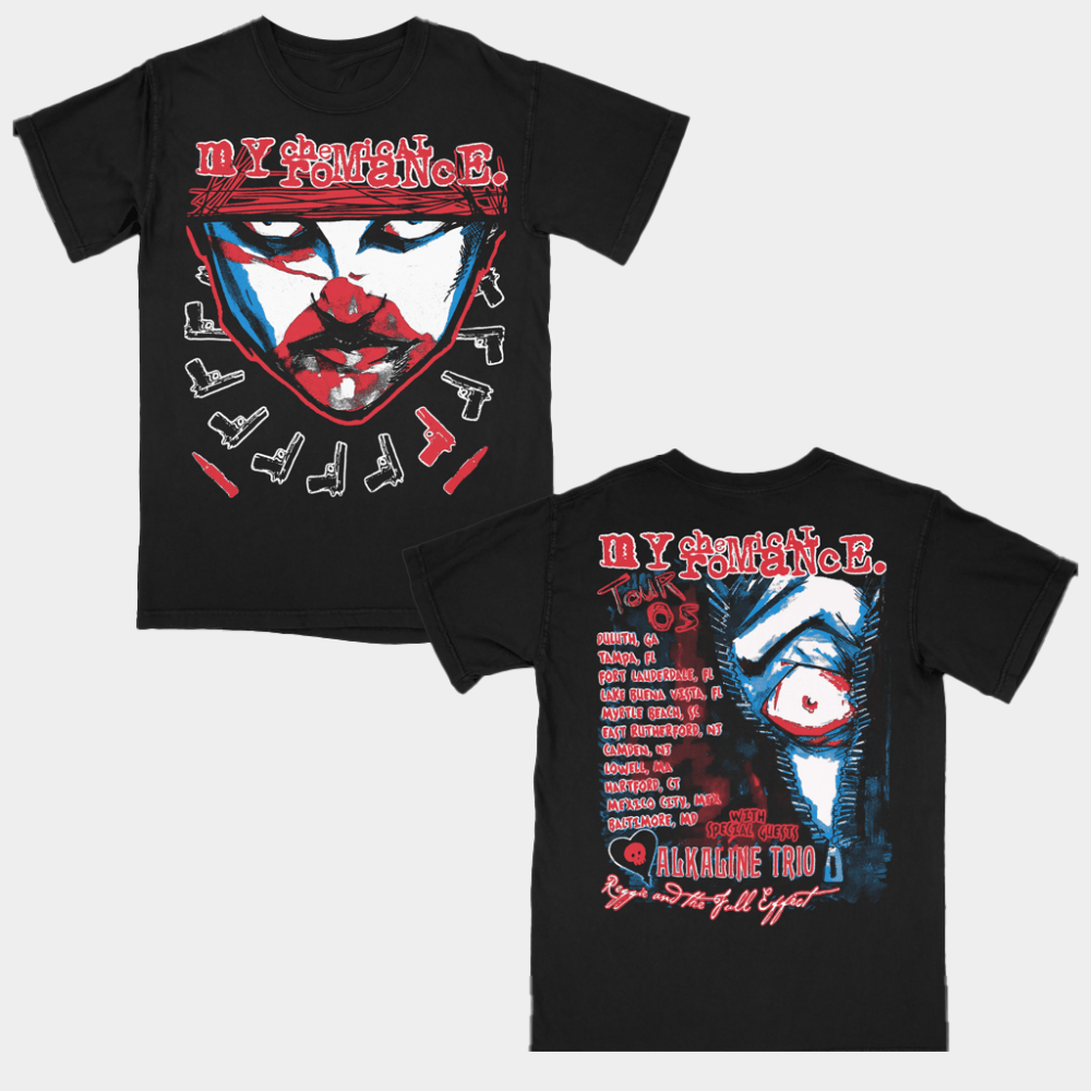 Vintage My Chemical Romance Tour 05 T-Shirt My Chemical Romance Merch Gifts For Rock Band Fan