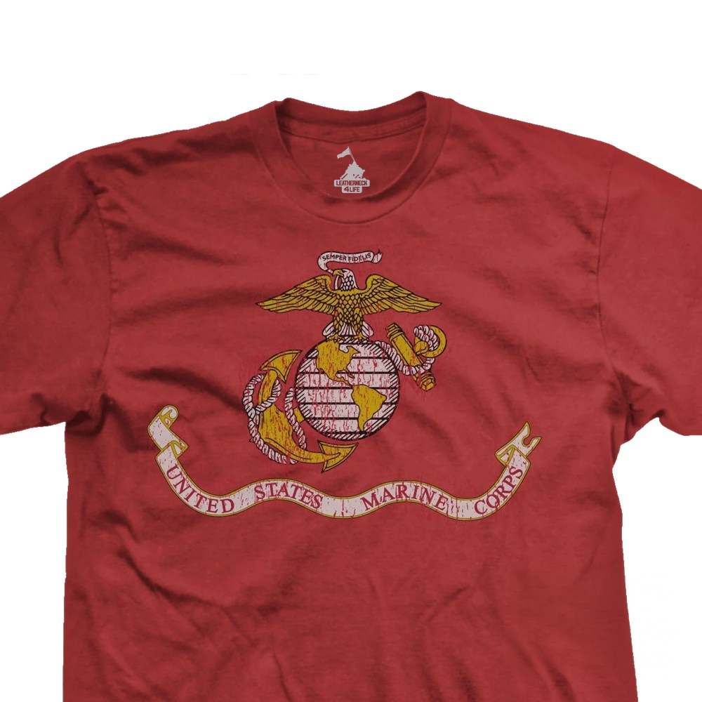 Vintage USMC T Shirt Marine Corps Apparel Gift For Marines Veterans And Patriotic Families