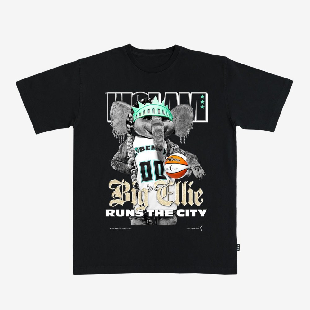 WSLAM Cover Tee Big Ellie Elephant T-Shirt Game Day Clothing Basketball Lover Gift Idea