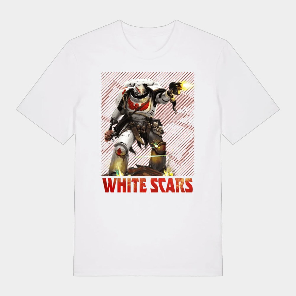 Warhammer Merch Warhammer 40 000 White Scars T-Shirt Birthday Gift For Son