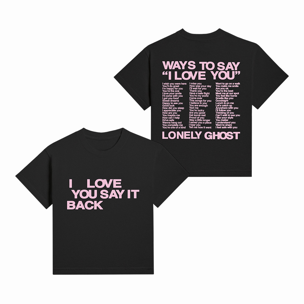 Ways To Say ILY Lonely Ghost T-Shirt Lonely Ghost Clothes Unique Gift For Sister