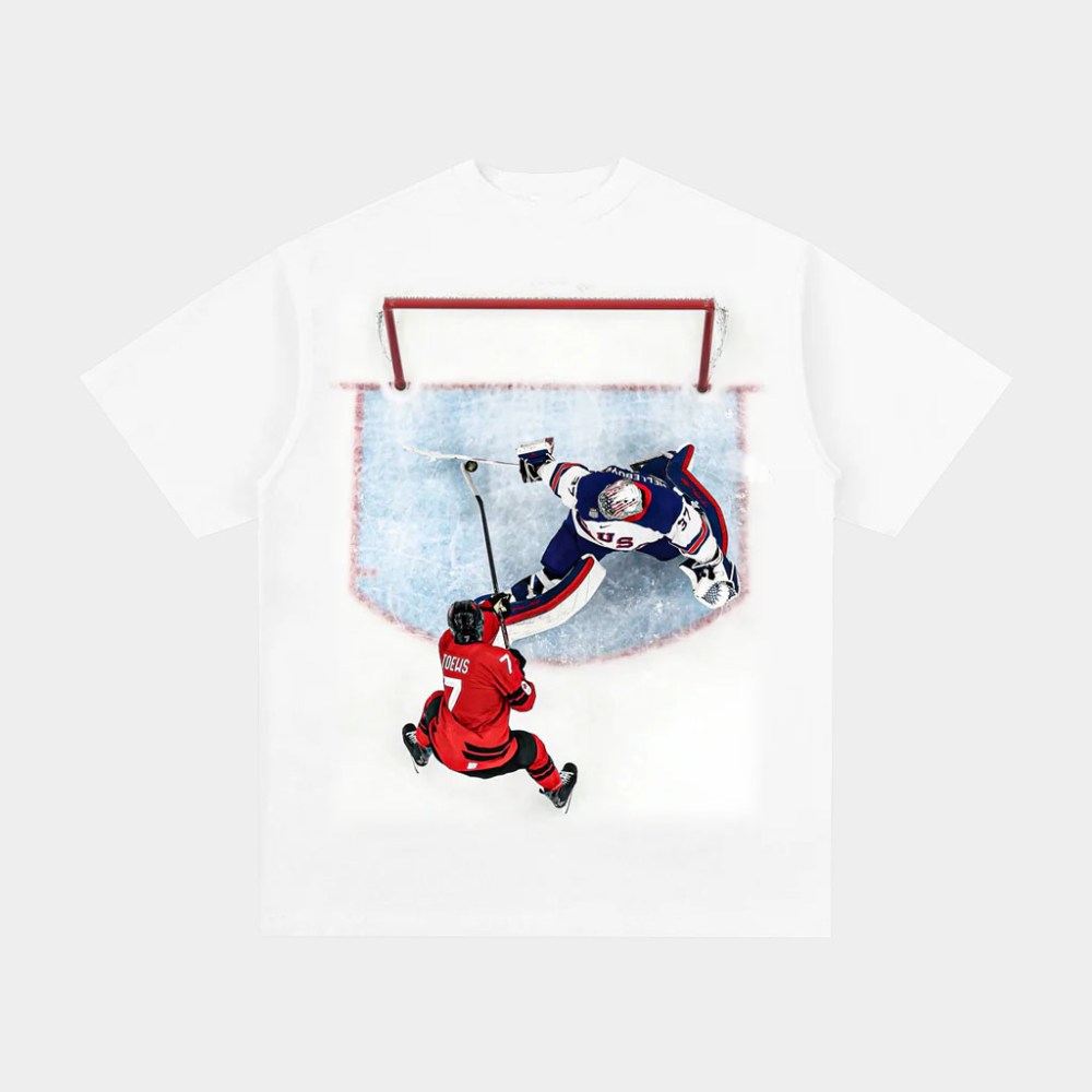 Wear Game Threads Merch 2026 Hellebuyck Golden Stop T-Shirt Winter Olympics Games Apparel