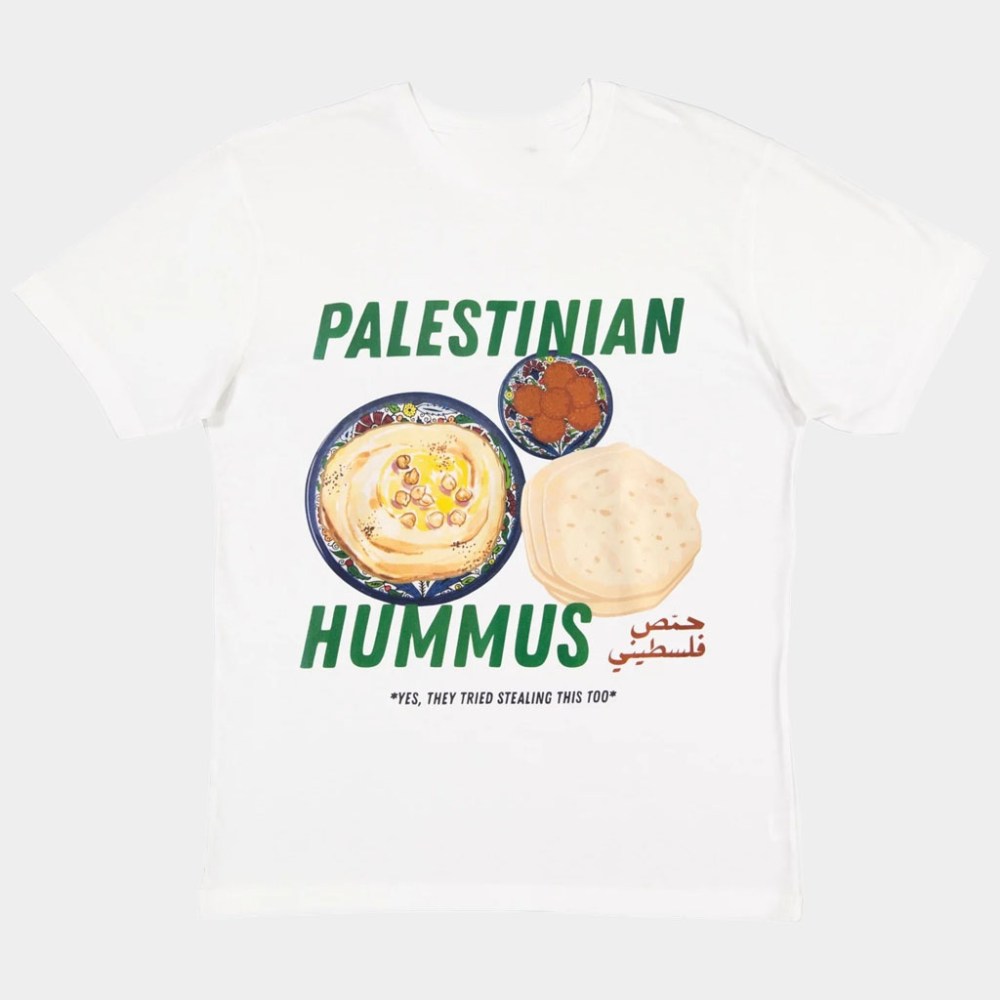 Wear The Peace Merch Palestinian Hummus T-Shirt Birthday Gift For BFF