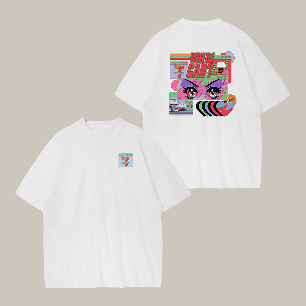 Where Car Browser 7 Eleven T-Shirt Convenience Store Merch Present Idea For Boyfriend
