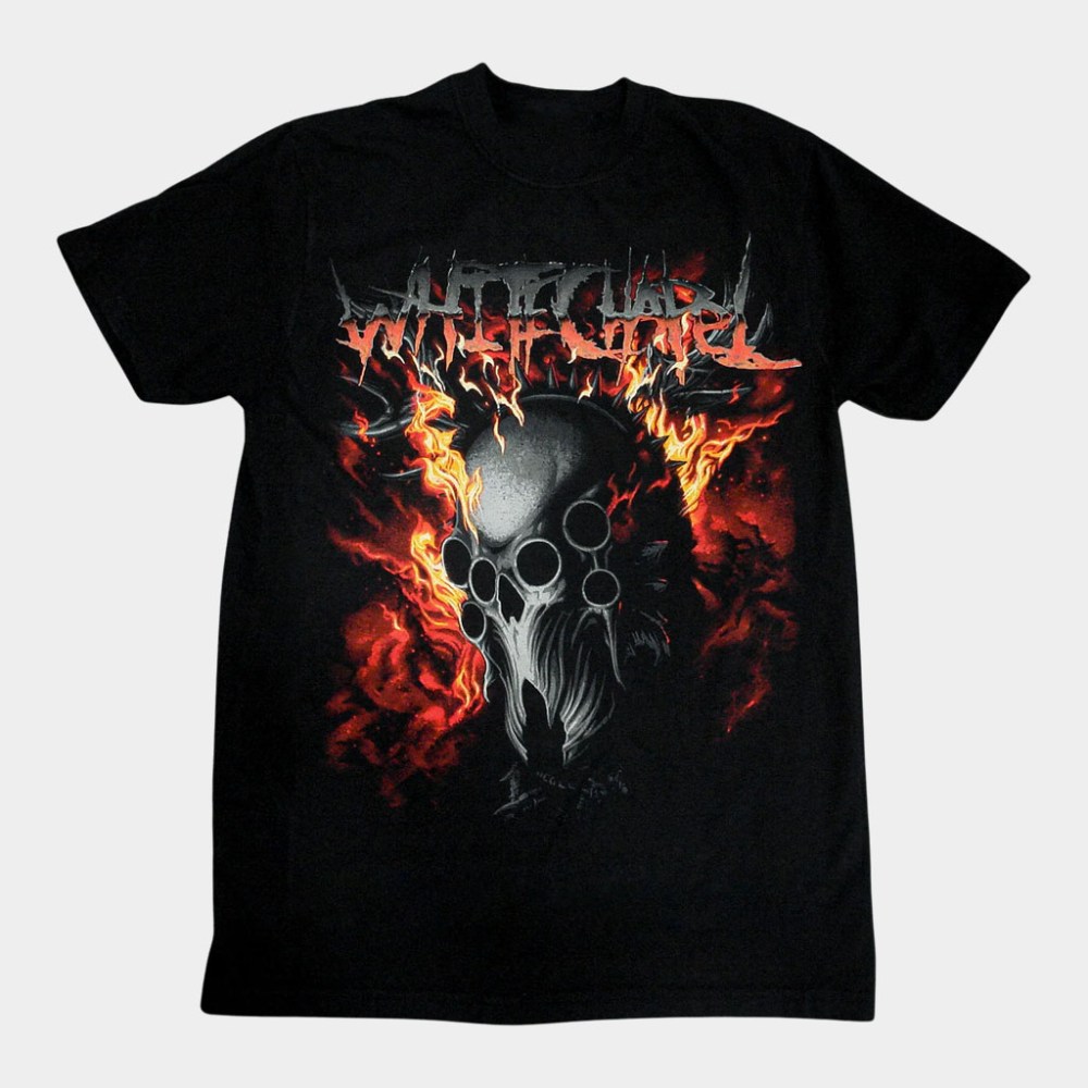 Whitechapel Merch 2026 Flames Black T-Shirt Father's Day Gift For Him