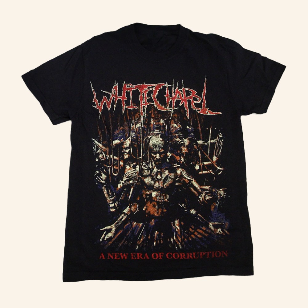 Whitechapel Merch A New Era Of Corruption Vintage Black T-Shirt Gifts For Father