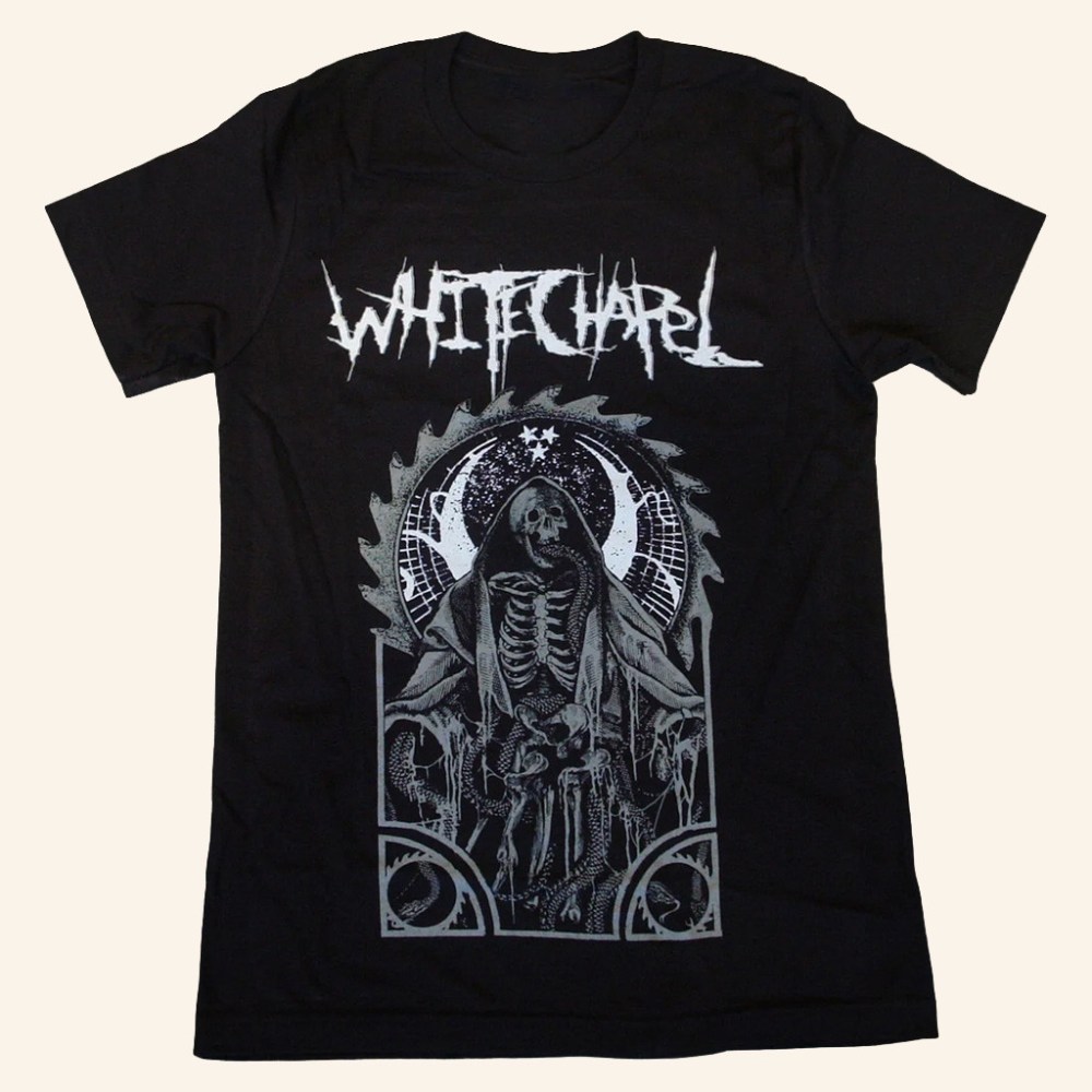 Whitechapel Merch Serpent God Classic Logo Black T-Shirt Christmas Gift Ideas For Dad
