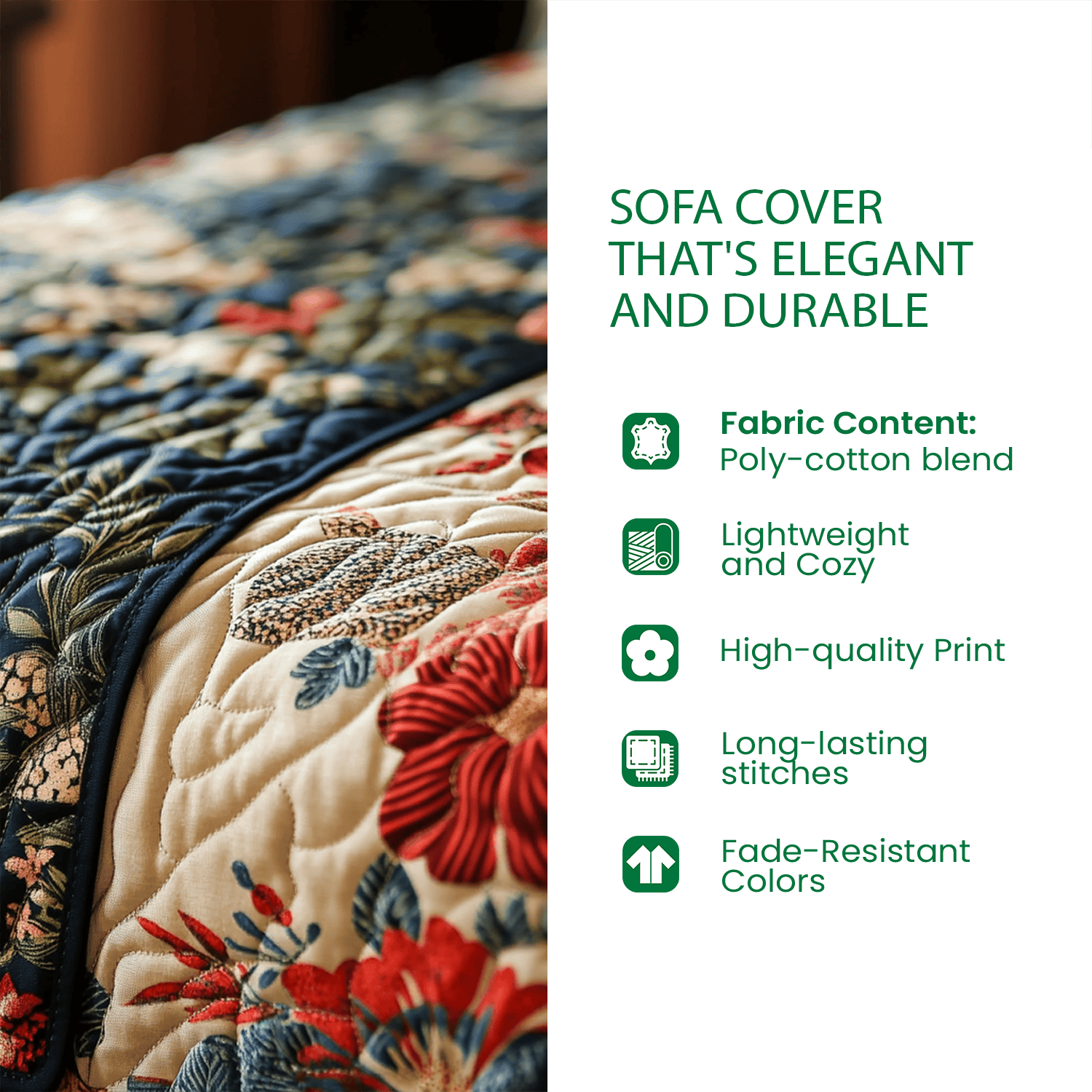 Woolen Cat Dream Quilted Sofa Cover Cat Lover Home Decor Gift For Cozy Living Room