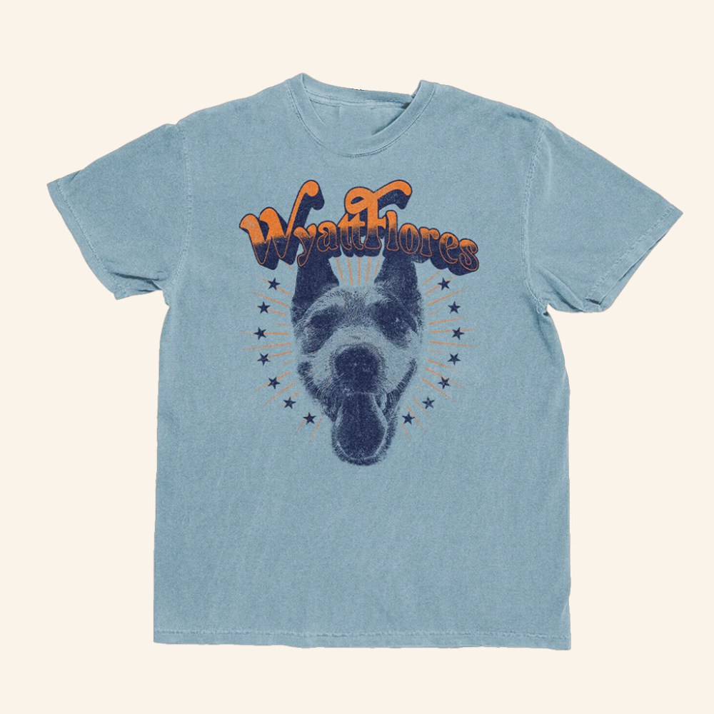 Wyatt Flores Music Merch Blue Heeler T-Shirt Xmas Gifts For Music Lovers