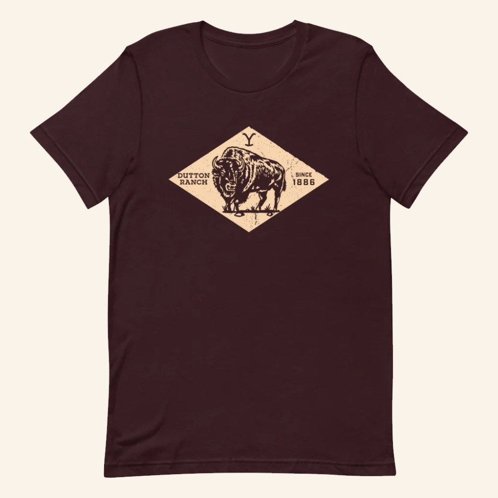Yellowstone Merch Yellowstone Buffalo T-Shirt Best Gifts For Father