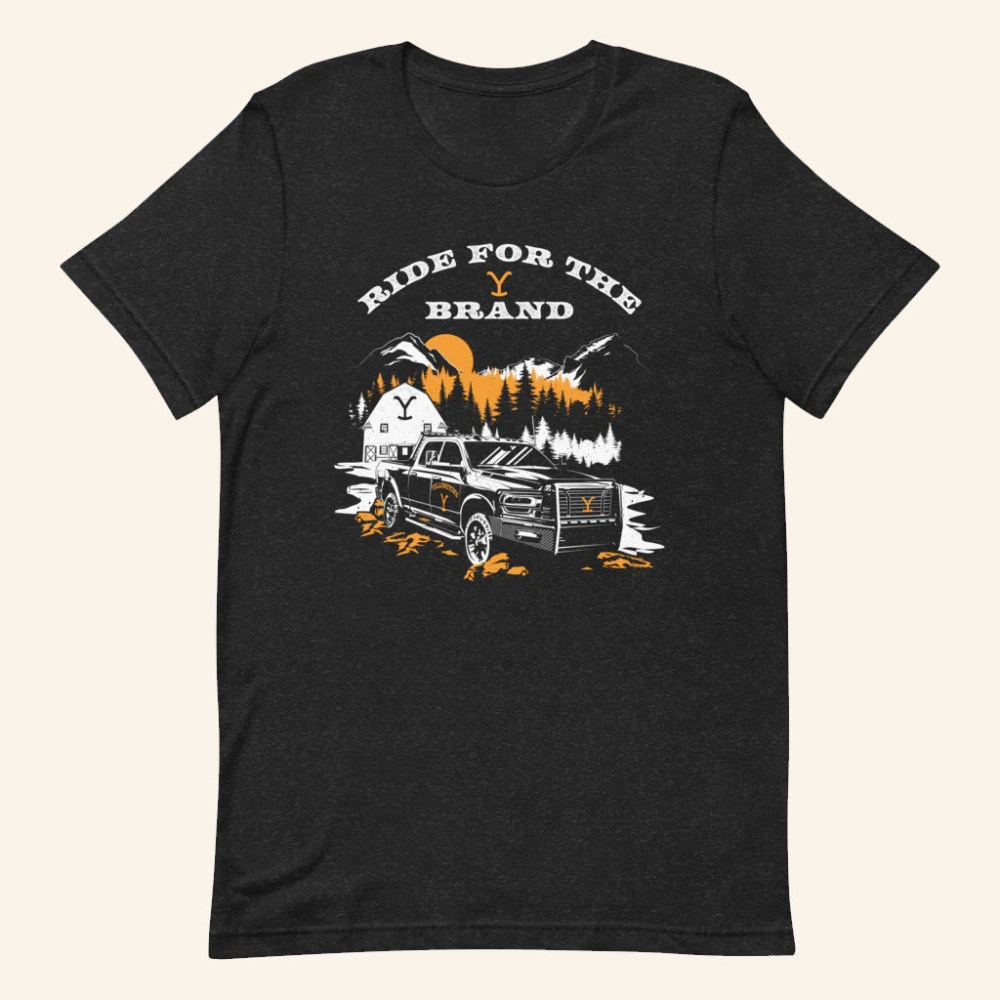 Yellowstone Merch Yellowstone Ride For The Brand Truck T-Shirt Gifts For Father