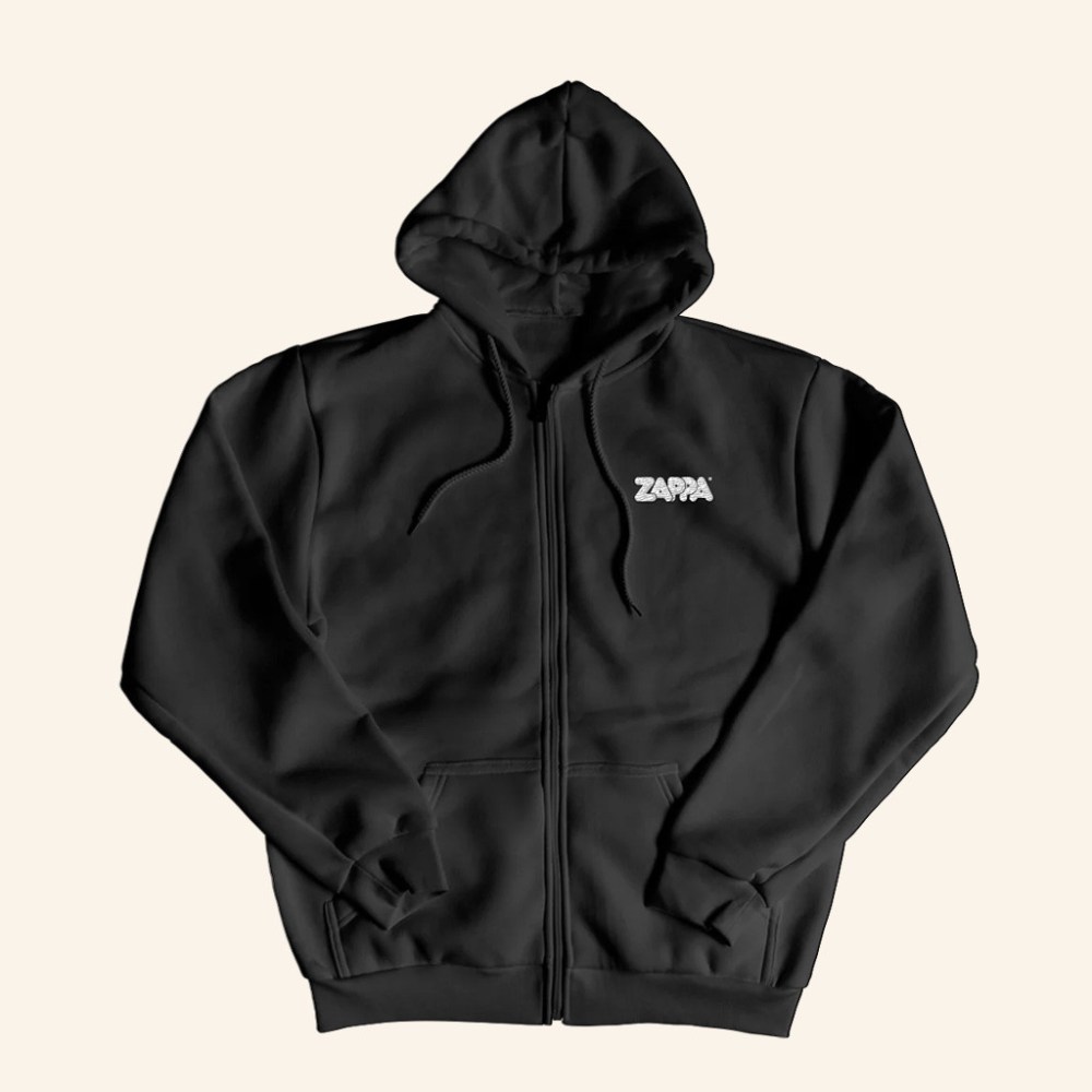 Zappa Merch Zappa Logo Zip Up Hoodie Christmas Present For Dad