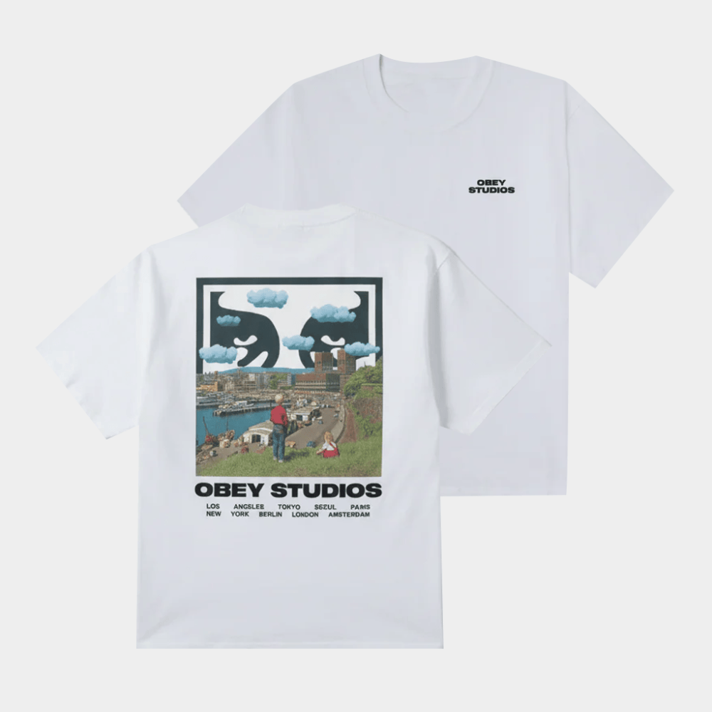 Zebraclub Merch Obey Sky Face T-Shirt Good Gifts For Boyfriend