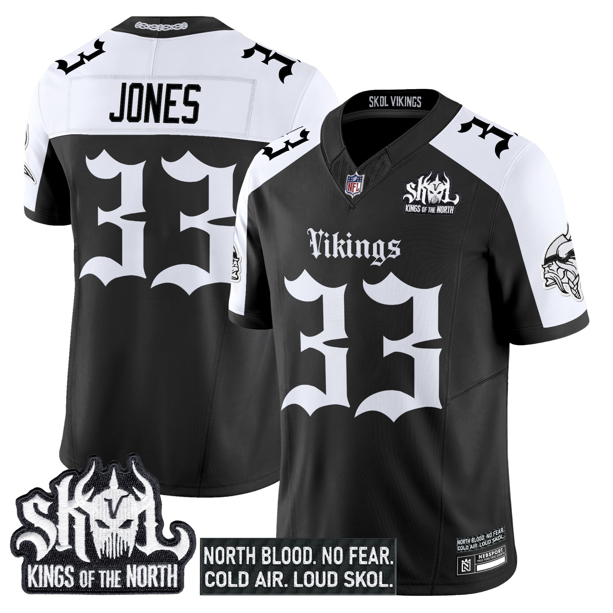 Aaron Jones Men's Minnesota Vikings Gothic Norseblood Edition Vapor Limited Alternate Jersey - All Stitched