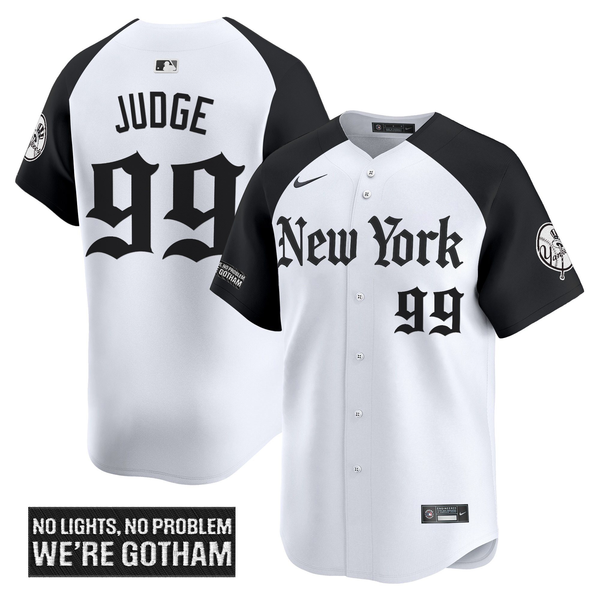 Aaron Judge Men's New York Yankees Gothic Legacy Edition Vapor Premier Limited Alternate Jersey - All Stitched
