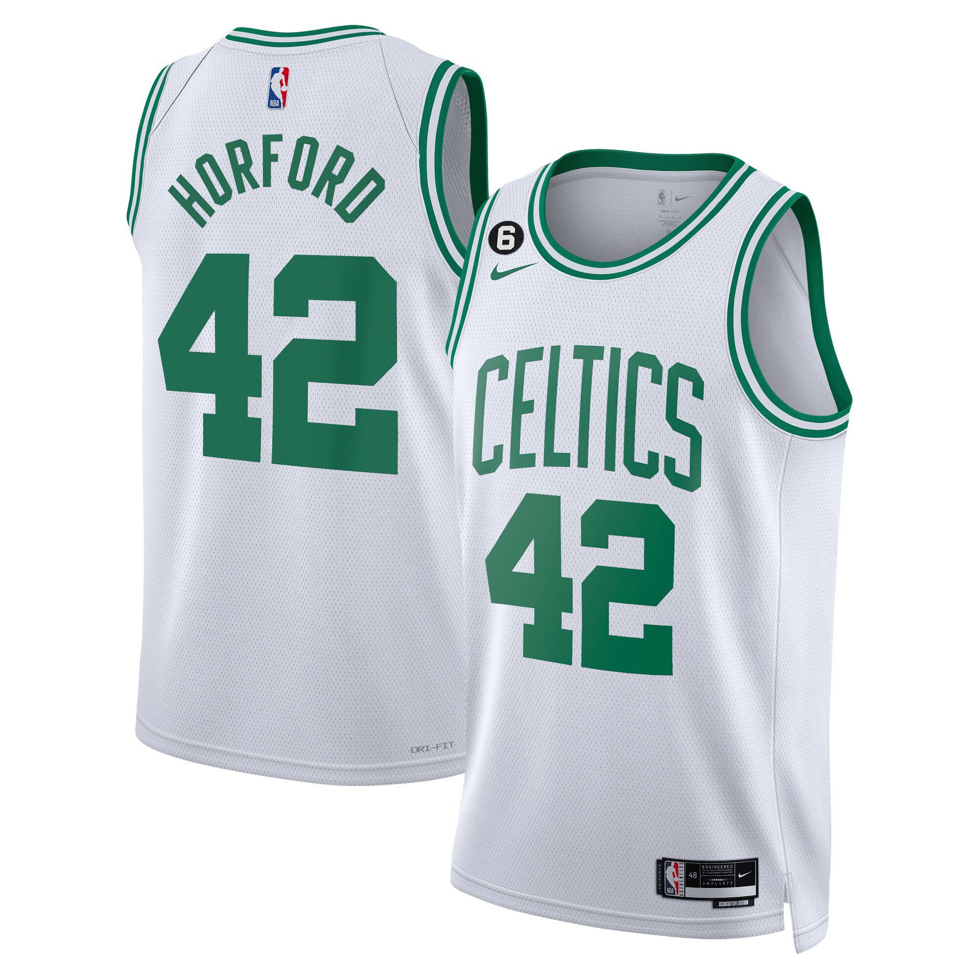Al Horford Men's Boston Celtics Bill Russell Patch Collection Association Jersey - All Stitched